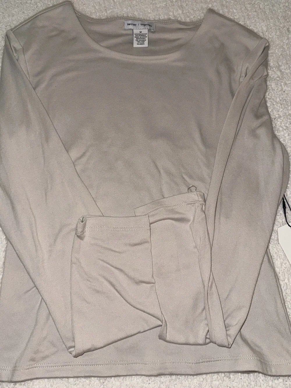 Women's Scoop-Neck Tank Top Set in Cream and Brown